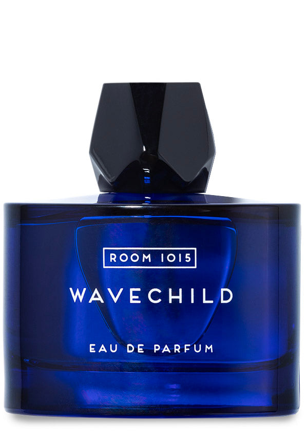 Room 1015 Wavechild Eau de Parfum bottle on white background