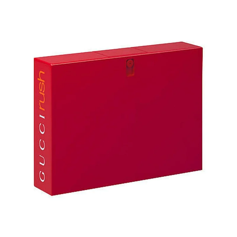 Red Gucci box on a white background