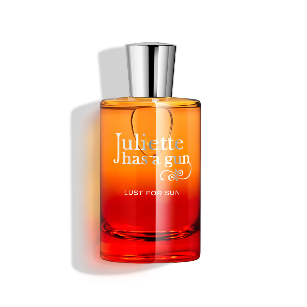 Juliette Has a Gun Lust for Sun Eau de Parfum bottle on white background