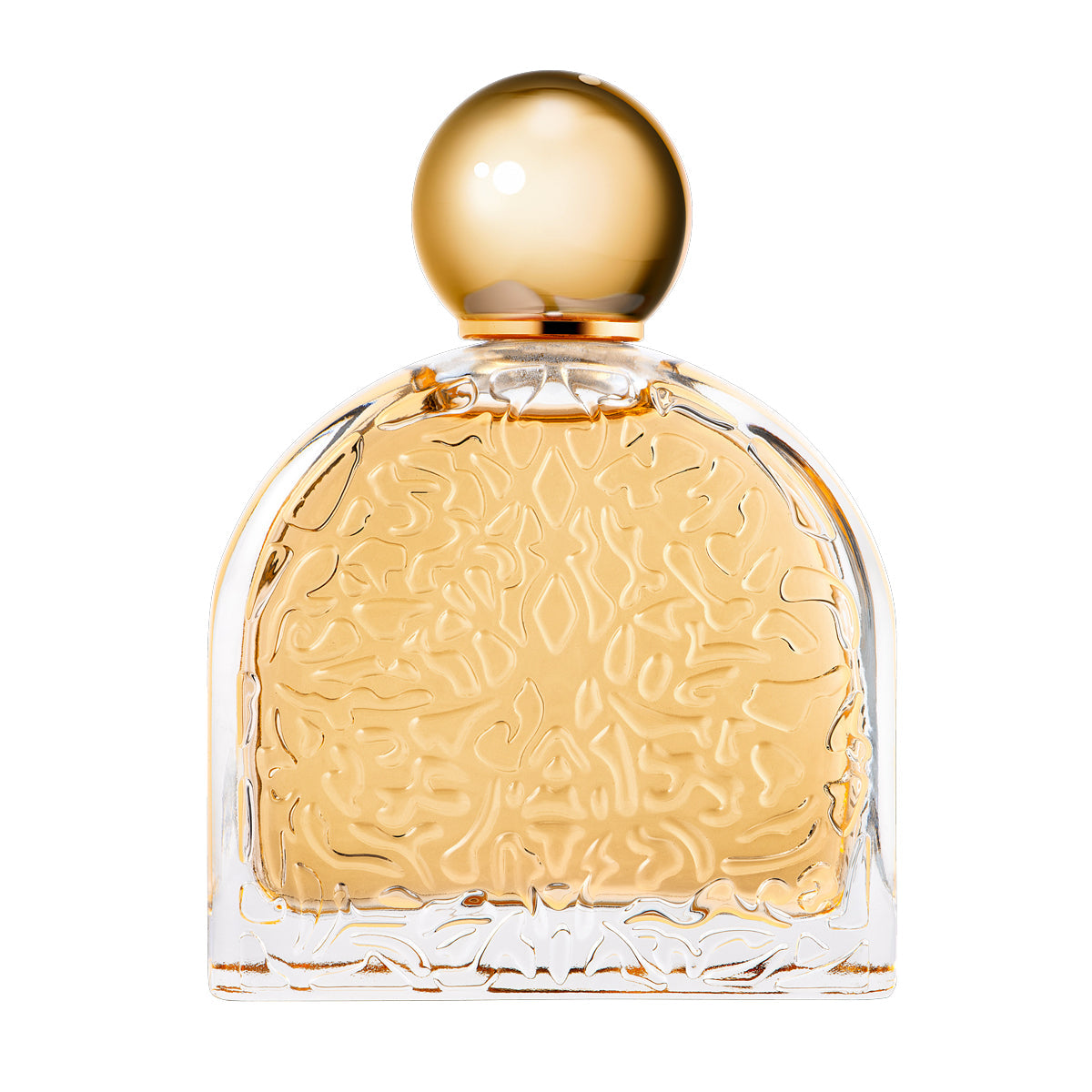M.Micallef O Feminin Eau de Parfum bottle on white background